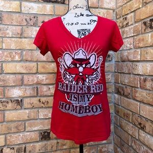 Raider Red Large Tee